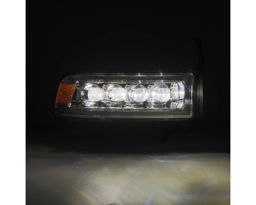 Фары Dodge Ram светодиодные 1994-2002 серии NOVA цвет Chrom