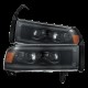 Фары Додж Рам светодиодные 1994-2002 серии LUXX цвет Alpha-Black