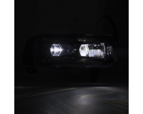 Фары Додж Рам светодиодные 1994-2002 серии LUXX цвет Alpha-Black