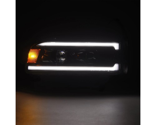 Фары Додж Рам светодиодные 1994-2002 серии LUXX цвет Alpha-Black