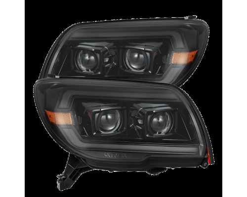 Фары Toyota 4Runner 2003-2009 галогенные серия PRO цвет Alpha-Black