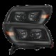 Фары Toyota 4Runner 2003-2009 галогенные серия PRO цвет Alpha-Black