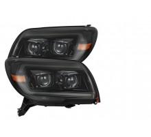 Фары Toyota 4Runner 2003-2009 галогенные серия PRO цвет Alpha-Black