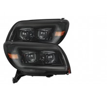 Фары Toyota 4Runner 2003-2009 галогенные серия PRO цвет Alpha-Black