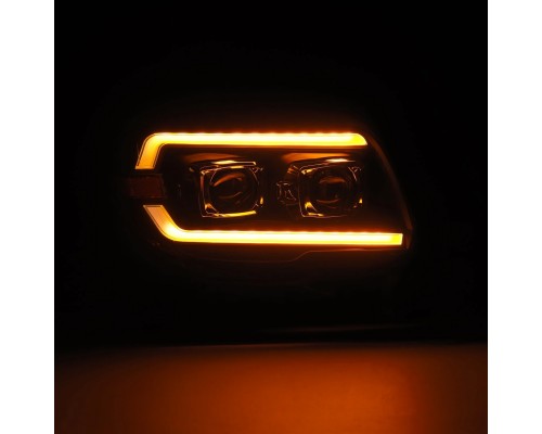 Фары Toyota 4Runner 2003-2009 галогенные серия PRO цвет Black