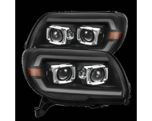Фары Toyota 4Runner 2003-2009 галогенные серия PRO цвет Black