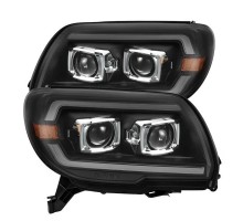 Фары Toyota 4Runner 2003-2009 галогенные серия PRO цвет Black