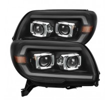 Фары Toyota 4Runner 2003-2009 галогенные серия PRO цвет Black