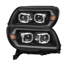 Фары Toyota 4Runner 2003-2009 галогенные серия PRO цвет Black