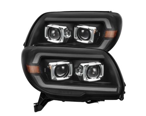 Фары Toyota 4Runner 2003-2009 галогенные серия PRO цвет Black