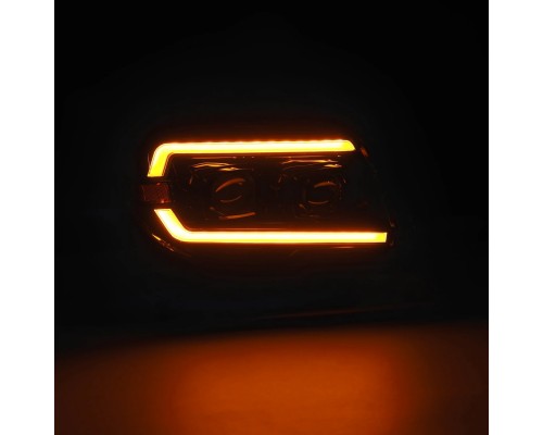 Фары Toyota 4Runner 2003-2009 светодиодные серия LUXX цвет Alpha-Black