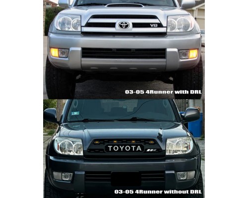 Фары Toyota 4Runner 2003-2009 светодиодные серия NOVA цвет Black