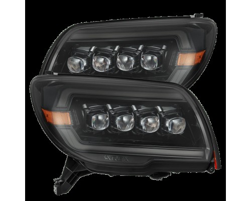 Фары Toyota 4Runner 2003-2009 светодиодные серия NOVA цвет Alpha-Black