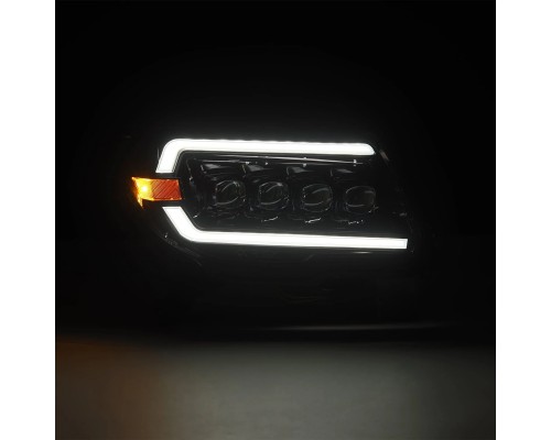 Фары Toyota 4Runner 2003-2009 светодиодные серия NOVA цвет Alpha-Black