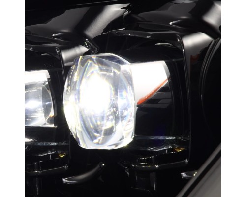 Фары Toyota 4Runner 2003-2009 светодиодные серия NOVA цвет Alpha-Black
