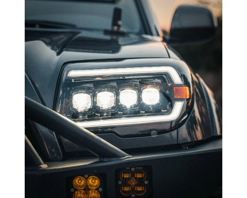Фары Toyota 4Runner 2003-2009 светодиодные серия NOVA цвет Alpha-Black