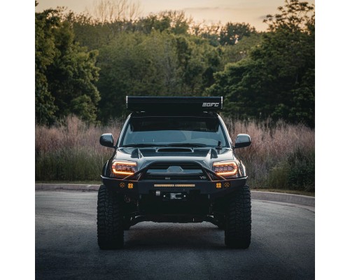 Фары Toyota 4Runner 2003-2009 светодиодные серия NOVA цвет Alpha-Black