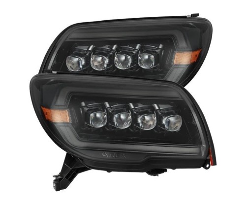 Фары Toyota 4Runner 2003-2009 светодиодные серия NOVA цвет Alpha-Black