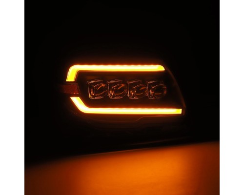 Фары Toyota 4Runner 2003-2009 светодиодные серия NOVA цвет Black