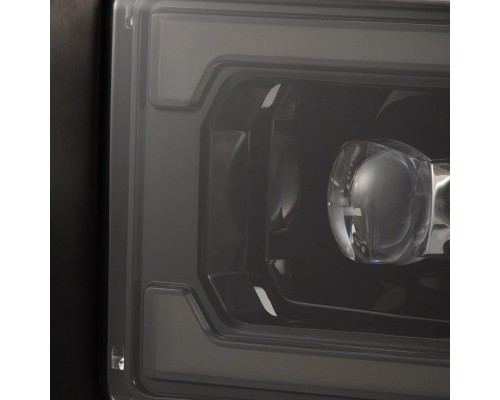 Фары Dodge Ram светодиодные 1994-2002 серии NOVA цвет Alpha-Black