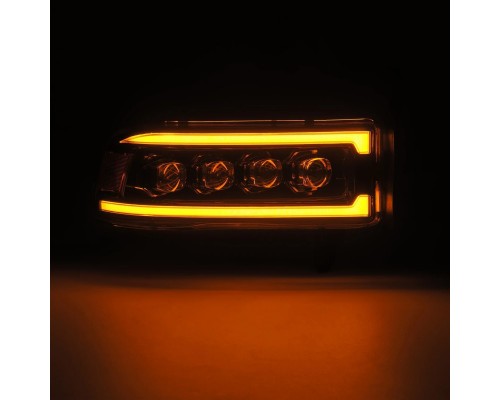 Фары Dodge Ram светодиодные 1994-2002 серии NOVA цвет Alpha-Black