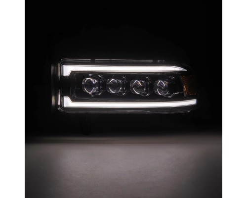 Фары Dodge Ram светодиодные 1994-2002 серии NOVA цвет Alpha-Black