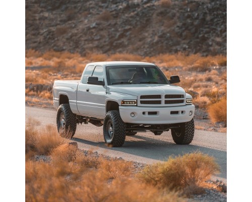 Фары Dodge Ram светодиодные 1994-2002 серии NOVA цвет Alpha-Black