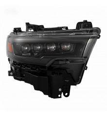 Фары Dodge Ram 1500 2025-2026 светодиодные серии NOVA цвет Alpha-Black