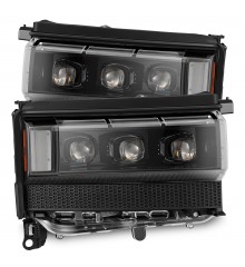 Фары Toyota Land Cruiser LC250 2024-2026 светодиодные серия NOVA цвет Alpha-Black