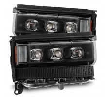Фары Toyota Land Cruiser LC250 2024-2026 светодиодные серия NOVA цвет Black