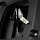 Задние фонари Ford F150 2021-2023 светодиодные (под датчики BLIS) с желтым поворотником серии LUXX цвет Black