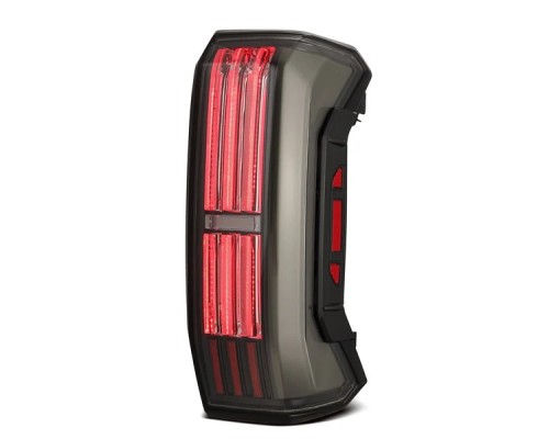 Задние фонари Toyota Tundra 2022-2024 с желтым поворотником серия NOVA Prismatic цвет Alpha-Black Задние фонари Toyota Tundra 2022-2024 с желтым поворотником серия NOVA Prismatic цвет Alpha-Black