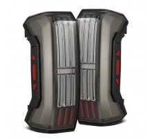 Задние фонари Toyota Tundra 22-25 с желтым поворотником серия NOVA Prismatic Alpha-Black