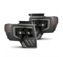 Фары Ford F150 09-14 светодиодные серии LUXX MKII цвет Alpha-Black