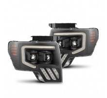 Фары Ford F150 09-14 светодиодные серии LUXX MKII цвет Black