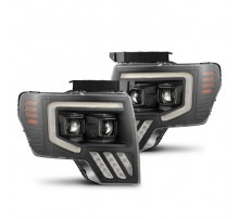 Фары Ford F150 09-14 светодиодные серии LUXX MKII цвет Black