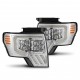 Фары Ford F150 09-14 светодиодные серии NOVA MKII цвет Chrome