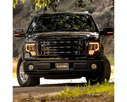 Фары Ford F150 09-14 светодиодные серии NOVA MKII цвет Chrome Фары Ford F150 09-14 светодиодные серии NOVA MKII цвет Chrome