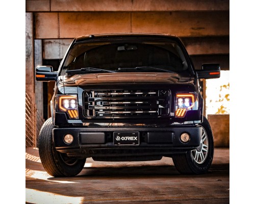 Фары Ford F150 09-14 светодиодные серии NOVA MKII цвет Chrome Фары Ford F150 09-14 светодиодные серии NOVA MKII цвет Chrome