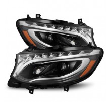 Фары Mercedes-Benz Sprinter 19-24 светодиодные серии LUXX цвет Black