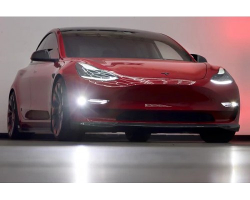 Противотуманные фары Tesla Model 3 2017-2023 и Model Y 2020-2024 двухцветные светодиодные Противотуманные фары Tesla Model 3 2017-2023 и Model Y 2020-2024 двухцветные светодиодные