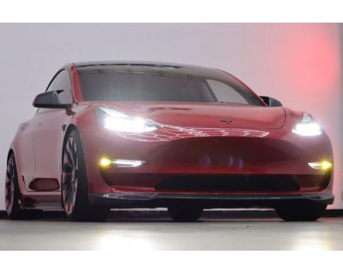 Противотуманные фары Tesla Model 3 2017-2023 и Model Y 2020-2024 двухцветные светодиодные Противотуманные фары Tesla Model 3 2017-2023 и Model Y 2020-2024 двухцветные светодиодные