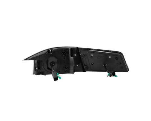 Задние фонари Tesla Model S 2012-2021 с желтым поворотником серии LUXX цвет Alpha-Black 