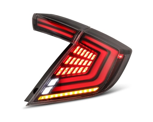 Задние фонари Honda Civic 2016-2021 светодиодные серии NOVA Prismatic цвет Alpha-Black Задние фонари Honda Civic 2016-2021 светодиодные серии NOVA Prismatic цвет Alpha-Black