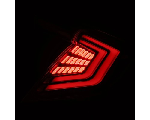 Задние фонари Honda Civic 2016-2021 светодиодные серии NOVA Prismatic цвет Alpha-Black Задние фонари Honda Civic 2016-2021 светодиодные серии NOVA Prismatic цвет Alpha-Black