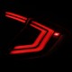 Задние фонари Honda Civic 2016-2021 светодиодные серии NOVA Prismatic цвет Alpha-Black