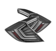 Задние фонари Honda Civic 16-21 светодиодные серии NOVA Prismatic цвет Alpha-Black