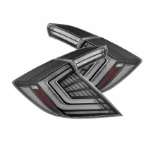 Задние фонари Honda Civic 16-21 светодиодные серии NOVA Prismatic цвет Alpha-Black