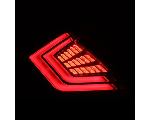 Задние фонари Honda Civic 2016-2021 светодиодные серии NOVA Prismatic цвет Black Smoke Задние фонари Honda Civic 2016-2021 светодиодные серии NOVA Prismatic цвет Black Smoke