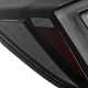 Задние фонари Honda Civic 2016-2021 светодиодные серии NOVA Prismatic цвет Black